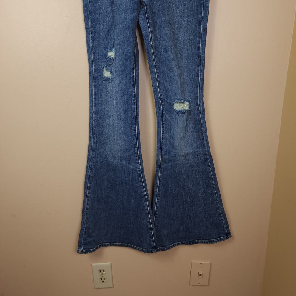 Sandrine Rose X Free People Super Flare in Indigo Size 26 - Picture 4 of 12